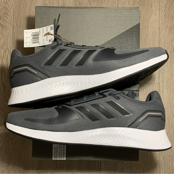 Adidas Men Run Falcon 2.0 FY8741 Gray Running Shoes Sneakers Men's Multi Sizes - Picture 10 of 13